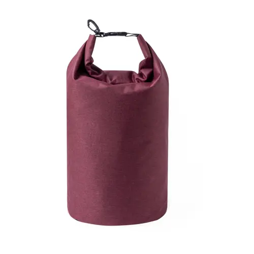 Sacca impermeabile in RPET da 5lt con fibbia e moschettone in plastica ø175×350mm