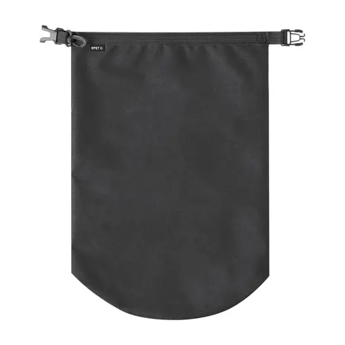 Sacca impermeabile in RPET con fibbia e moschettone in plastica 10lt ø200×460mm