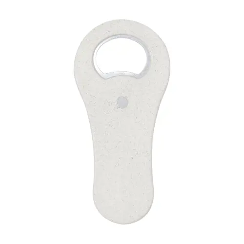 Apribottiglie magnetico in plastica ecologica di paglia di grano