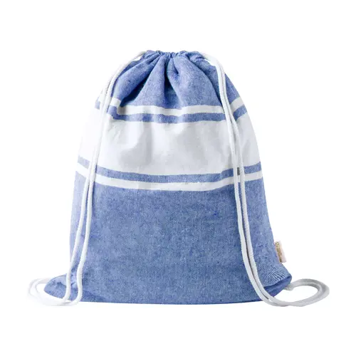 Telo mare con sacca bicolore in 100% cotone riciclato 170gr 1800×900mm