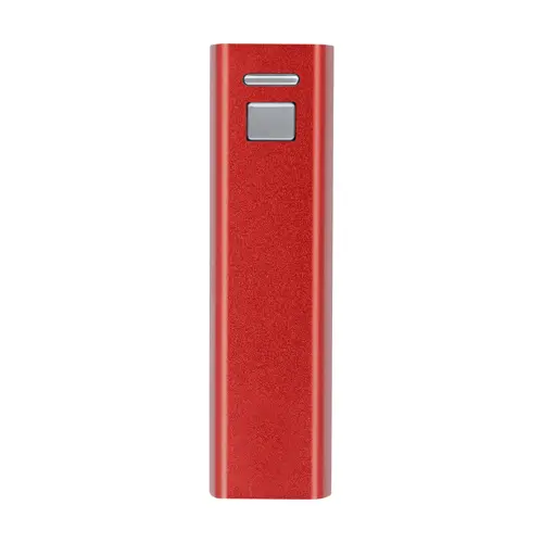 Power bank compatto in alluminio riciclato da 2600mAh