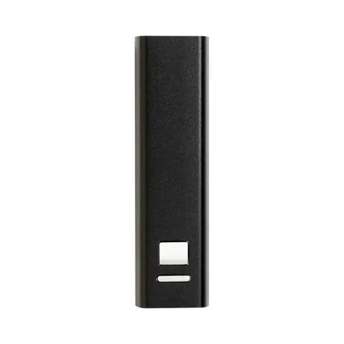 Power bank compatto in alluminio riciclato da 2600mAh