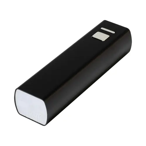 Power bank compatto in alluminio riciclato da 2600mAh
