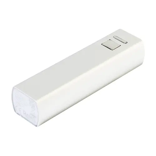 Power bank compatto in alluminio riciclato da 2600mAh