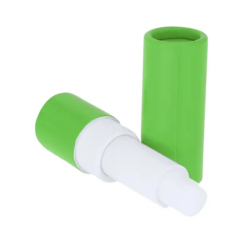 Balsamo per le labbra alla vaniglia contenitore in carta riciclata con protezione SPF15