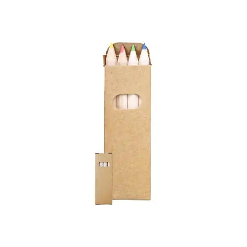 Set da 4 matite colorate in legno