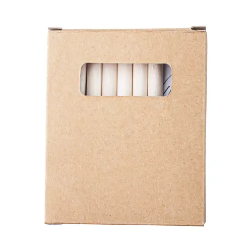 Set da disegno con 6 matite temperino e quaderno da colorare