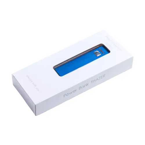 Power bank portatile in alluminio disponibile in vari colori da 2200mAh