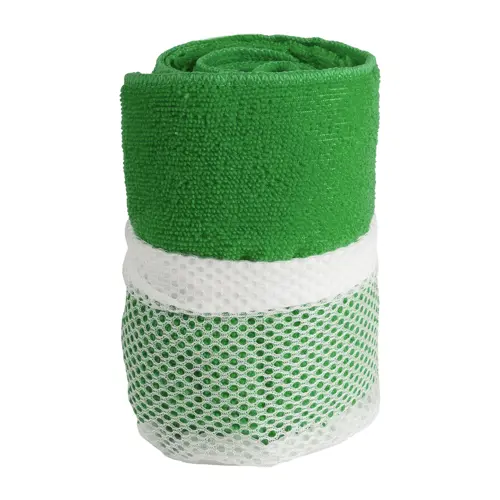 Asciugamano sportivo in microfibra e sacchetto a rete 500×1000mm