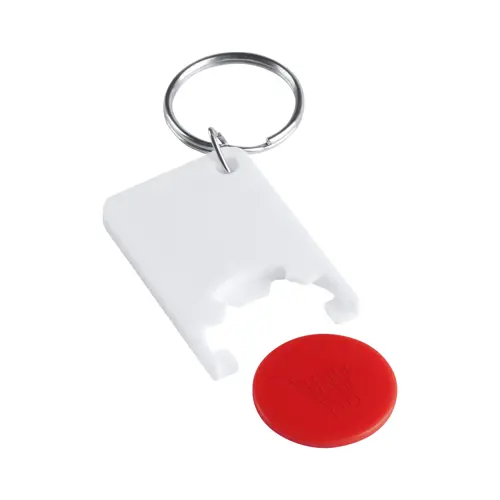 Portachiavi con portamoneta per gettone spesa