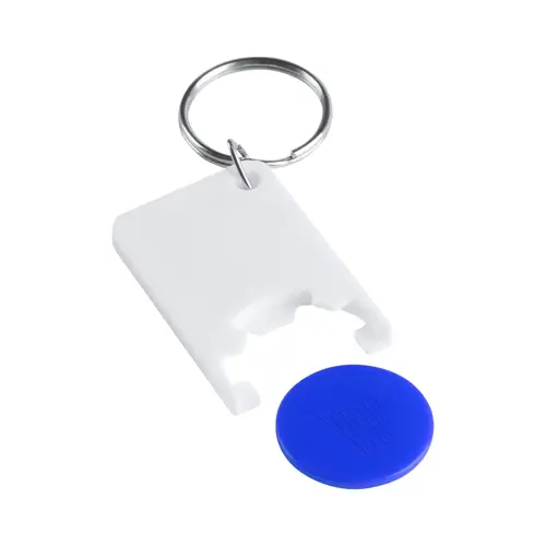 Portachiavi con portamoneta per gettone spesa