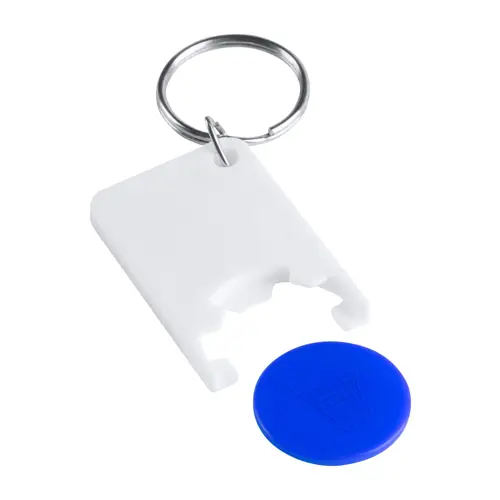 Portachiavi con portamoneta per gettone spesa