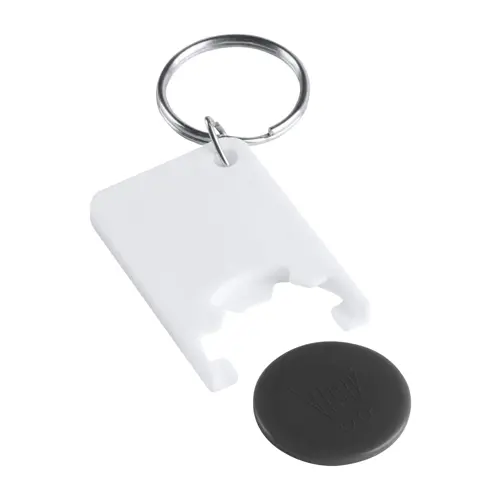 Portachiavi con portamoneta per gettone spesa