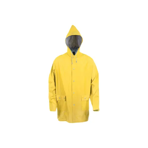 Impermeabile con cappuccio in PVC