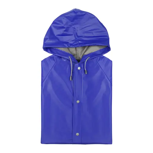 Impermeabile con cappuccio in PVC