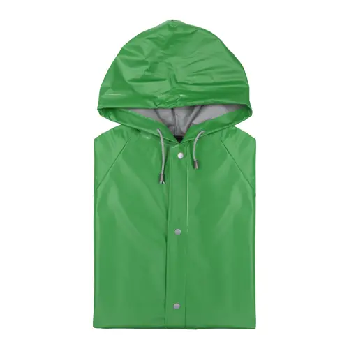 Impermeabile con cappuccio in PVC