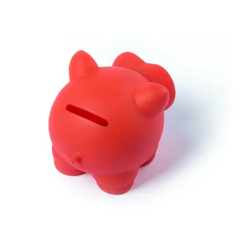 Salvadanaio a forma di maialino con naso smontabile