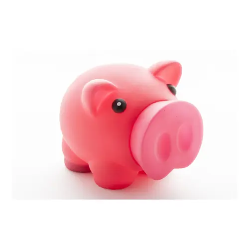 Salvadanaio a forma di maialino con naso smontabile