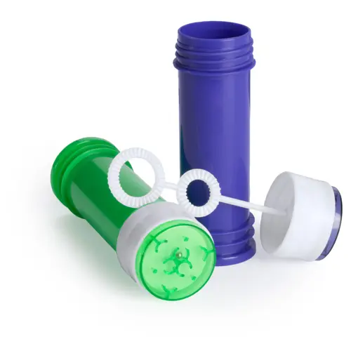 Contenitore per bolle di sapone senza liquido