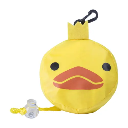 Sacca pieghevole in sacchetto a forma di animale colorata con chiusura a coulisse da 190T 26x32cm