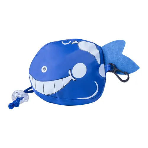 Sacca pieghevole in sacchetto a forma di animale colorata con chiusura a coulisse da 190T 26x32cm