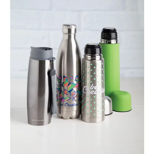 Thermos in acciaio inossidabile con finitura gommata 500ml