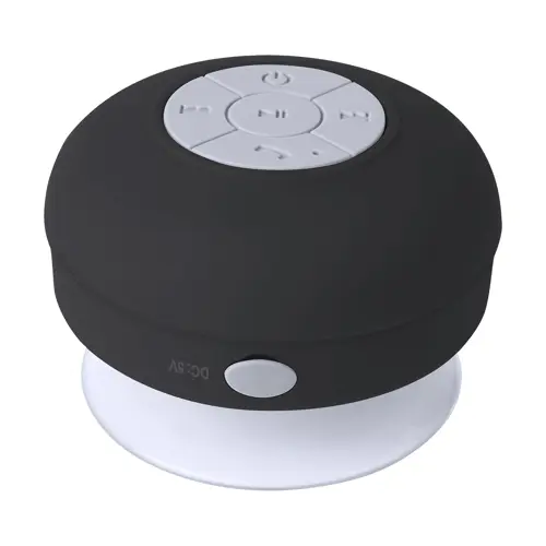Cassa Bluetooth impermeabile con rivestimento in gomma e ventosa
