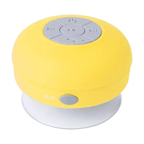 Cassa Bluetooth impermeabile con rivestimento in gomma e ventosa