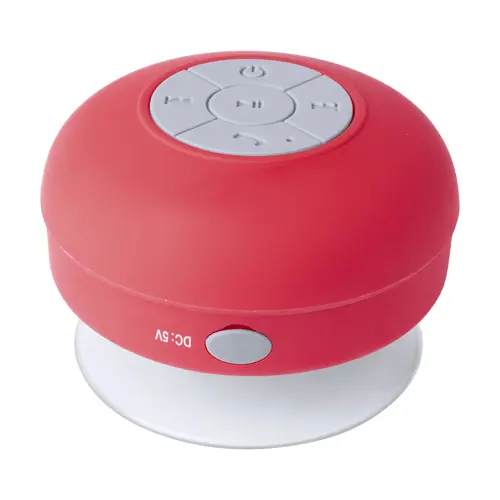 Cassa Bluetooth impermeabile con rivestimento in gomma e ventosa