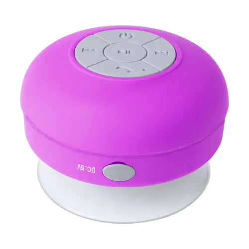 Cassa Bluetooth impermeabile con rivestimento in gomma e ventosa