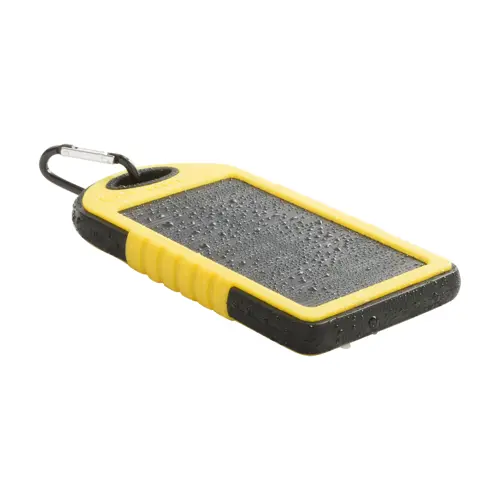 Power bank con ricarica solare e torcia LED in silicone da 4000mAh