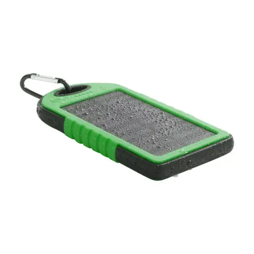 Power bank con ricarica solare e torcia LED in silicone da 4000mAh
