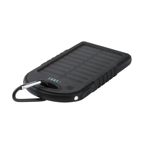 Power bank con ricarica solare e torcia LED in silicone da 4000mAh