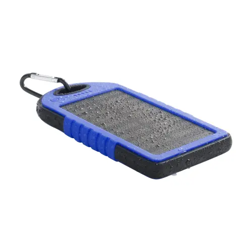 Power bank con ricarica solare e torcia LED in silicone da 4000mAh
