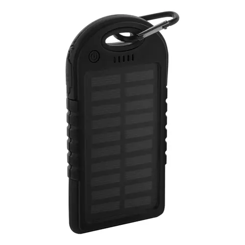 Power bank con ricarica solare e torcia LED in silicone da 4000mAh