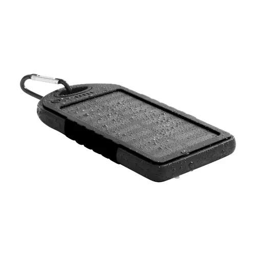 Power bank con ricarica solare e torcia LED in silicone da 4000mAh