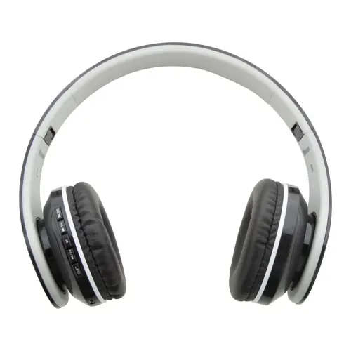 Cuffie pieghevoli bluetooth in plastica con batteria ricaricabile