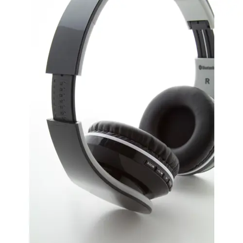 Cuffie pieghevoli bluetooth in plastica con batteria ricaricabile