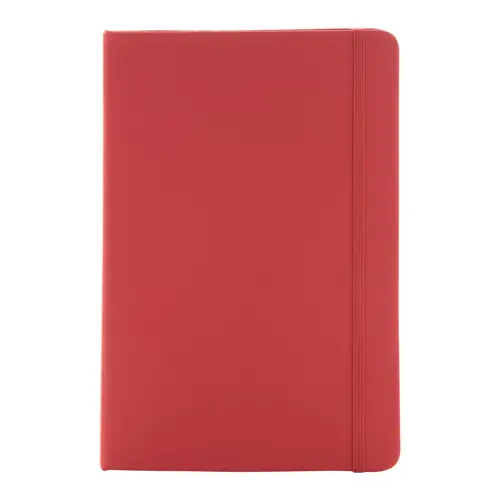 Set block notes A5 in finta pelle con fogli neutri e penna abbinata refill blu in scatola regalo