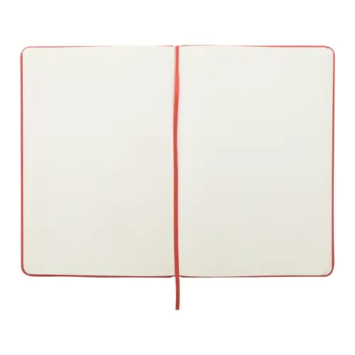 Set block notes A5 in finta pelle con fogli neutri e penna abbinata refill blu in scatola regalo