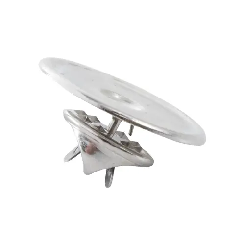 Spilla in metallo rotonda con stampa in resina epossidica ø20mm