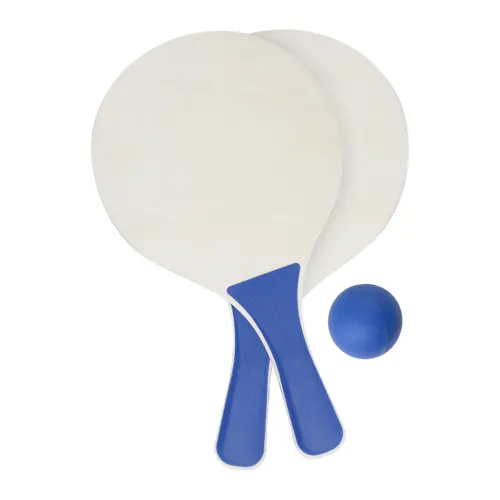 Racchette da spiaggia in legno e plastica con pallina