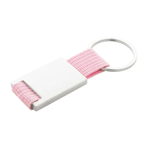 Portachiavi in metallo e poliestere