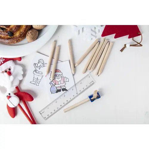 Set da disegno con matite e blocco