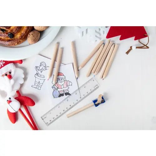 Set da disegno con matite e blocco