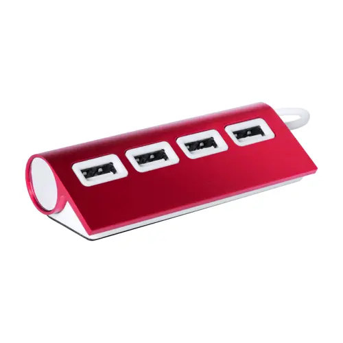 Multipresa hub USB a 4 porte in alluminio