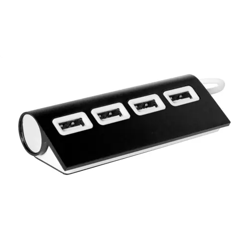Multipresa hub USB a 4 porte in alluminio
