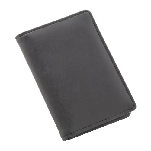 Porta carte di credito in pelle PU con protezione RFID 82×117×15mm
