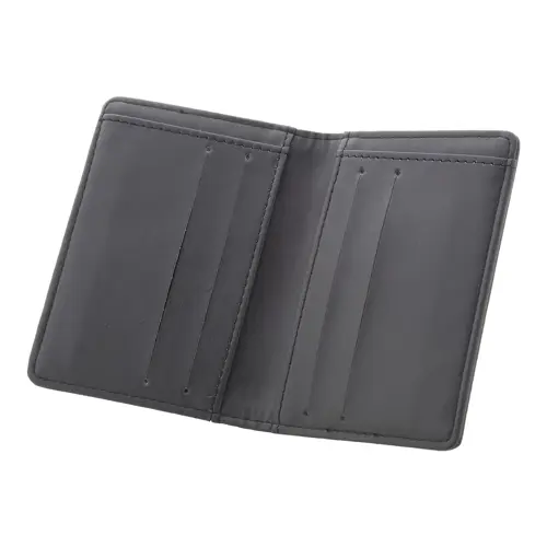 Porta carte di credito in pelle PU con protezione RFID 82×117×15mm