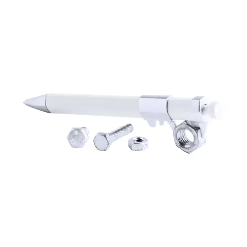 Penna a sfera in plastica multiuso con righello da 10 cm e calibro con meccanismo a scatto e refill blu